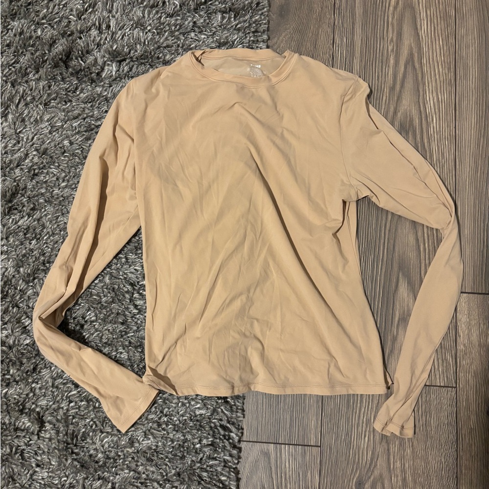 Skims Sienna High Turtle Neck Long Sleeve Large